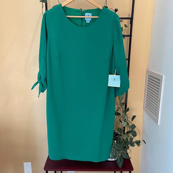 CeCe Green Midi Dress - Picture 6 of 8